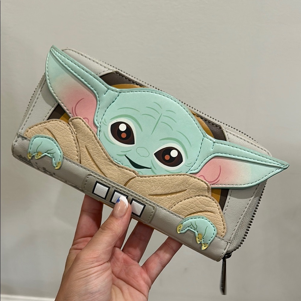 Loungefly Star Wars Gray and Yellow Wallet
